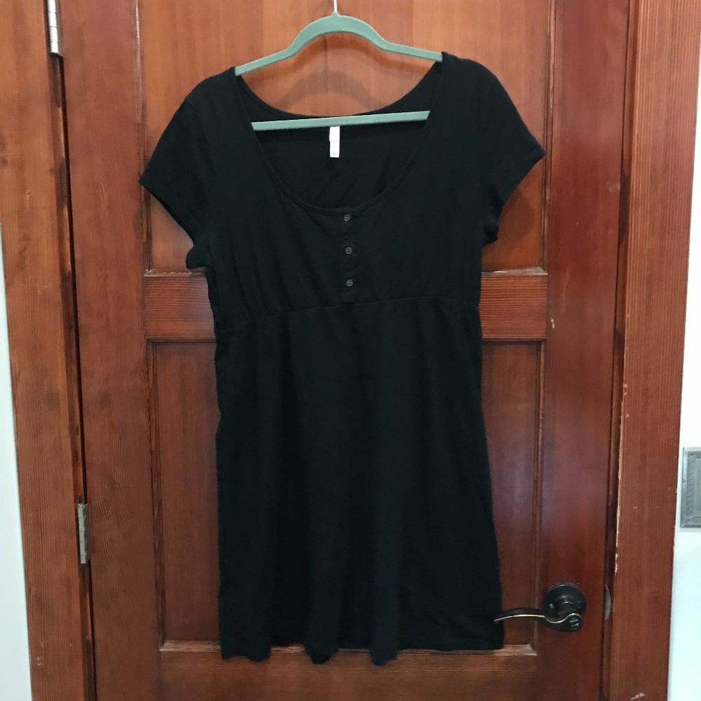 Black skater dress
